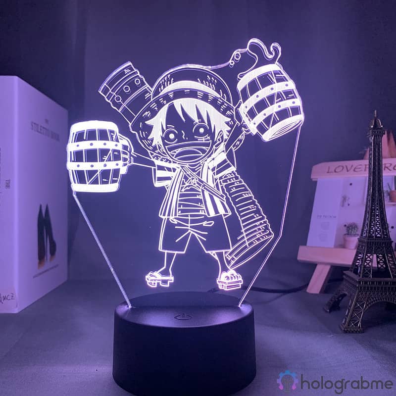 Lampe 3D Luffy Chibi 4