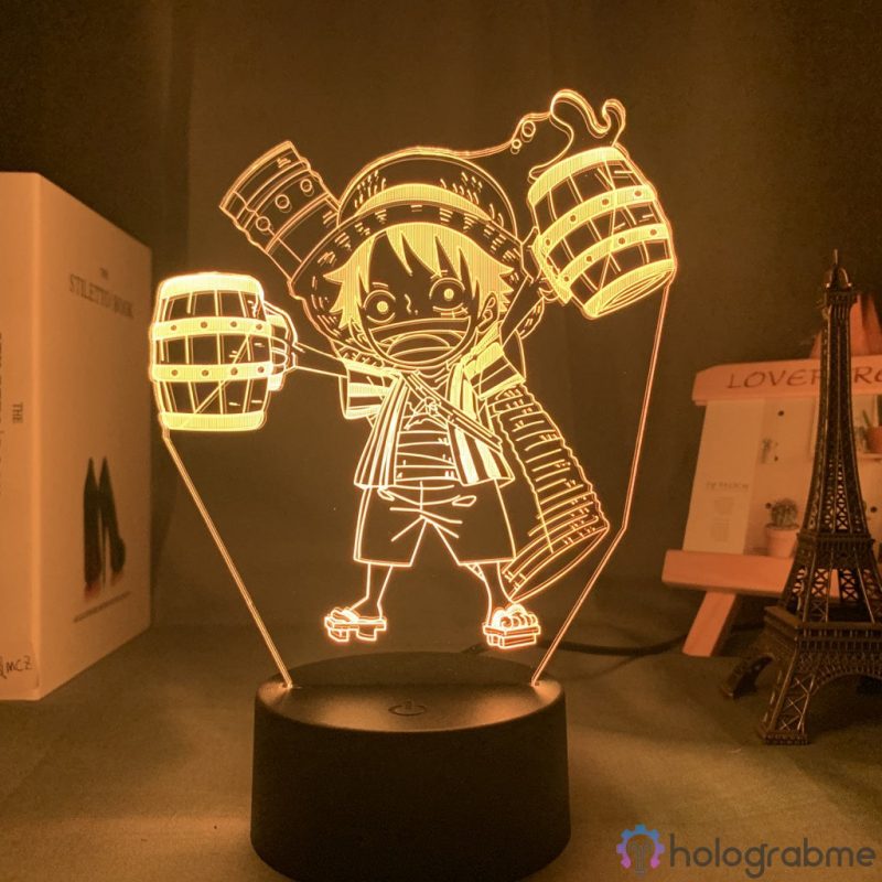 Lampe 3D Luffy Chibi 5