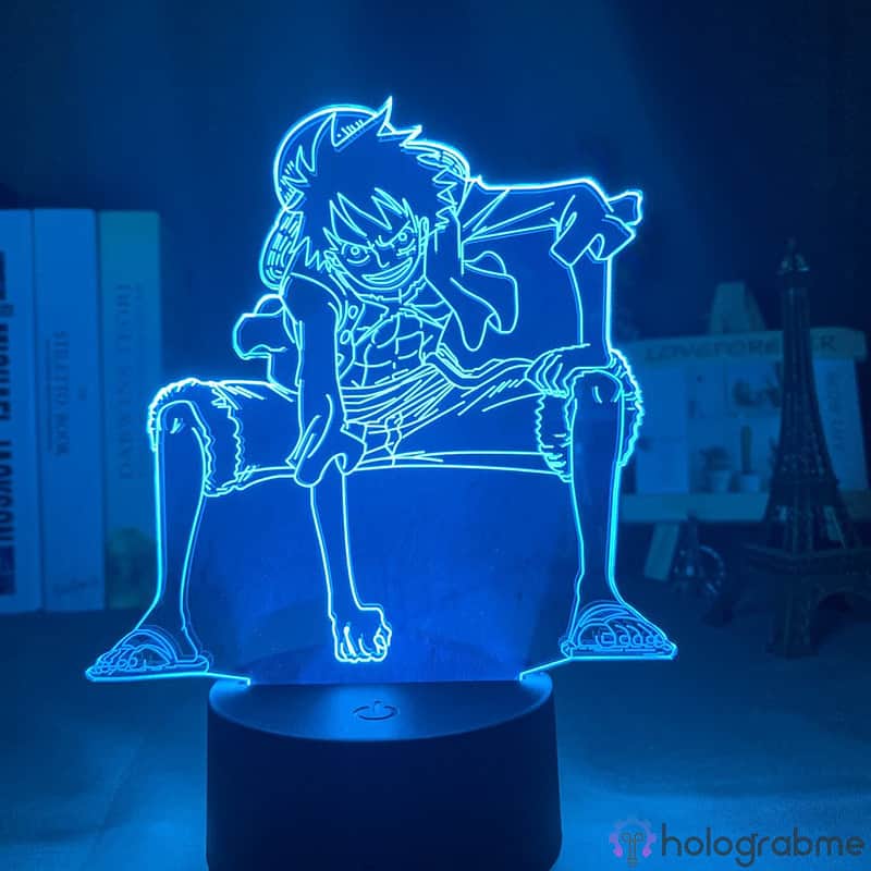 Lampe 3D Luffy en colere 6