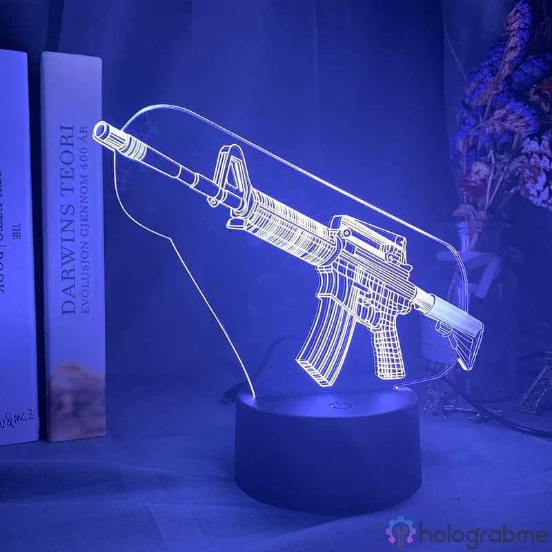 Lampe 3D M4 Arme 1