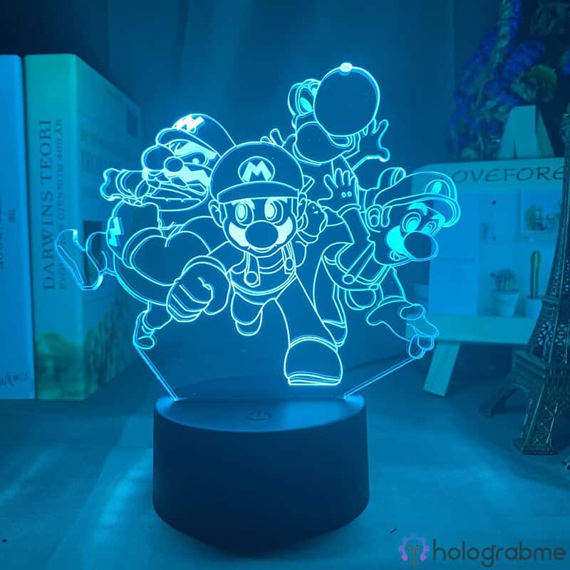 Lampe 3D Mario et ses amis 2