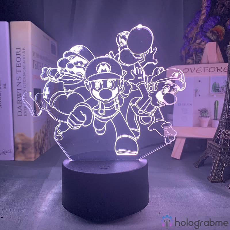 Lampe 3D Mario et ses amis 4