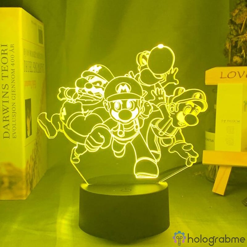 Lampe 3D Mario et ses amis 5
