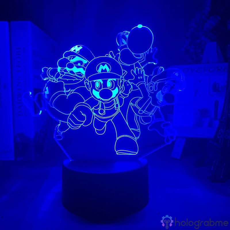 Lampe 3D Mario et ses amis 6