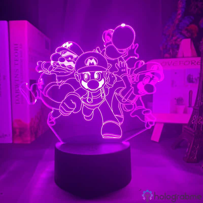 Lampe 3D Mario et ses amis 7