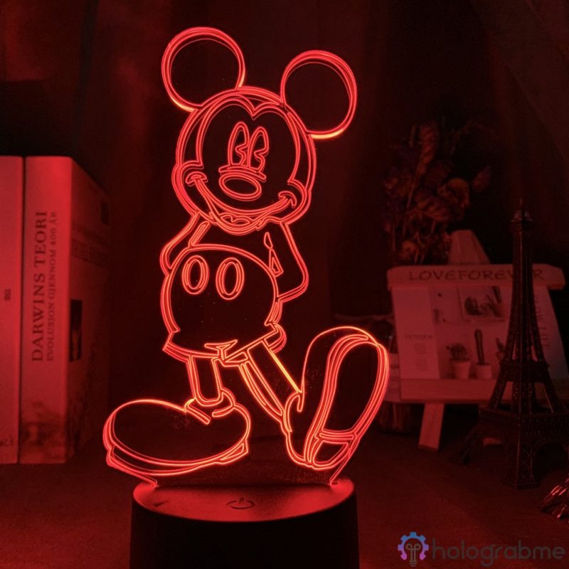 Lampe 3D Mickey Vintage 2