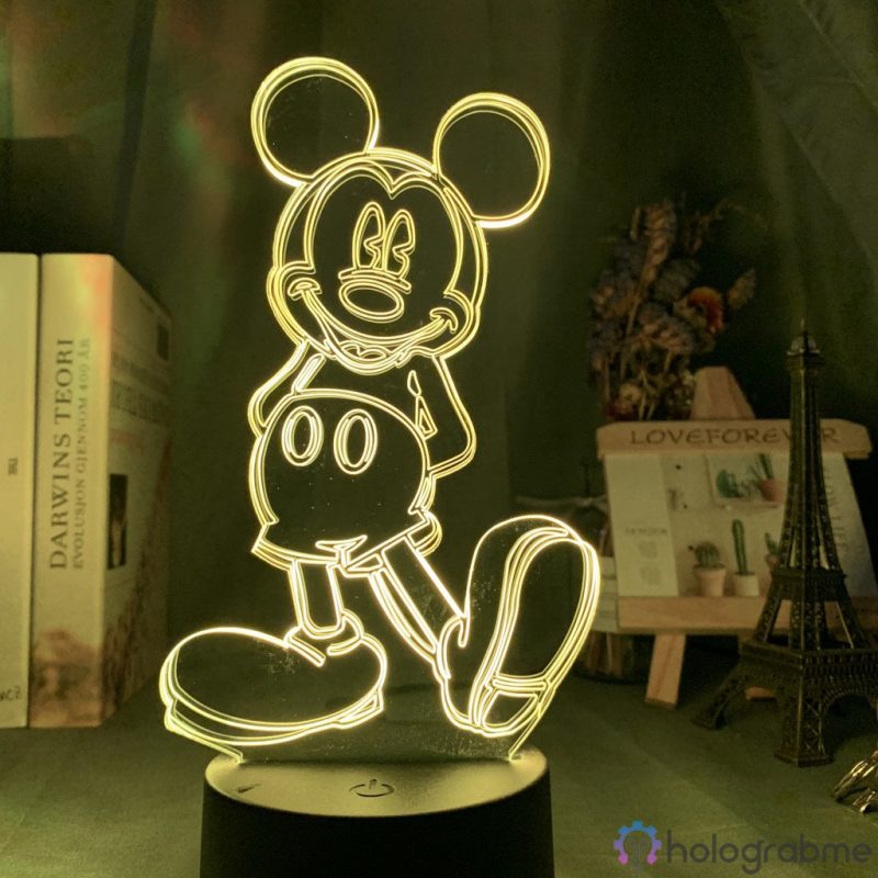 Lampe 3D Mickey Vintage 5