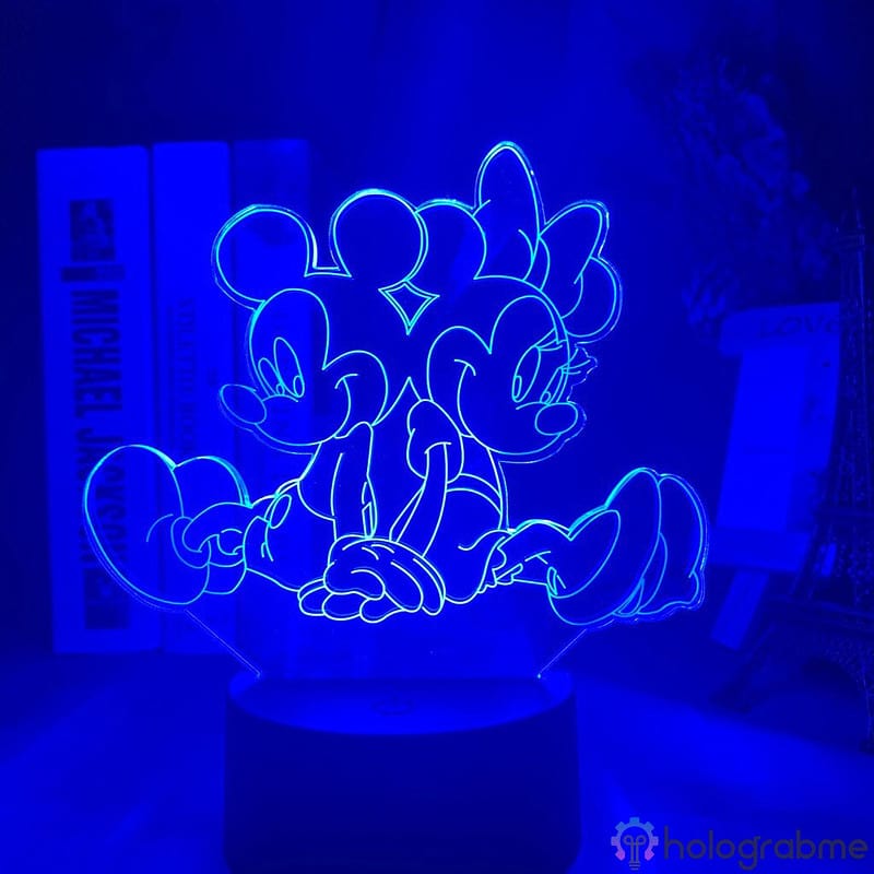Lampe 3D Mickey et Minnie 7