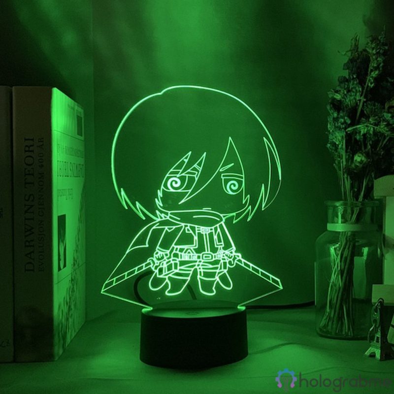 Lampe 3D Mikasa Ackerman 2