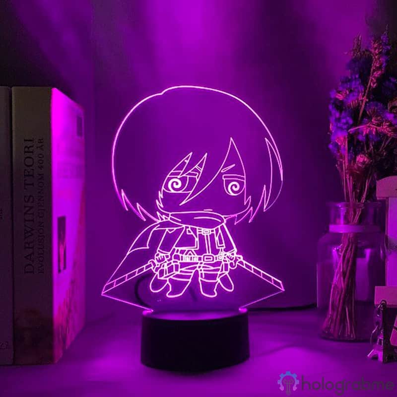 Lampe 3D Mikasa Ackerman 3