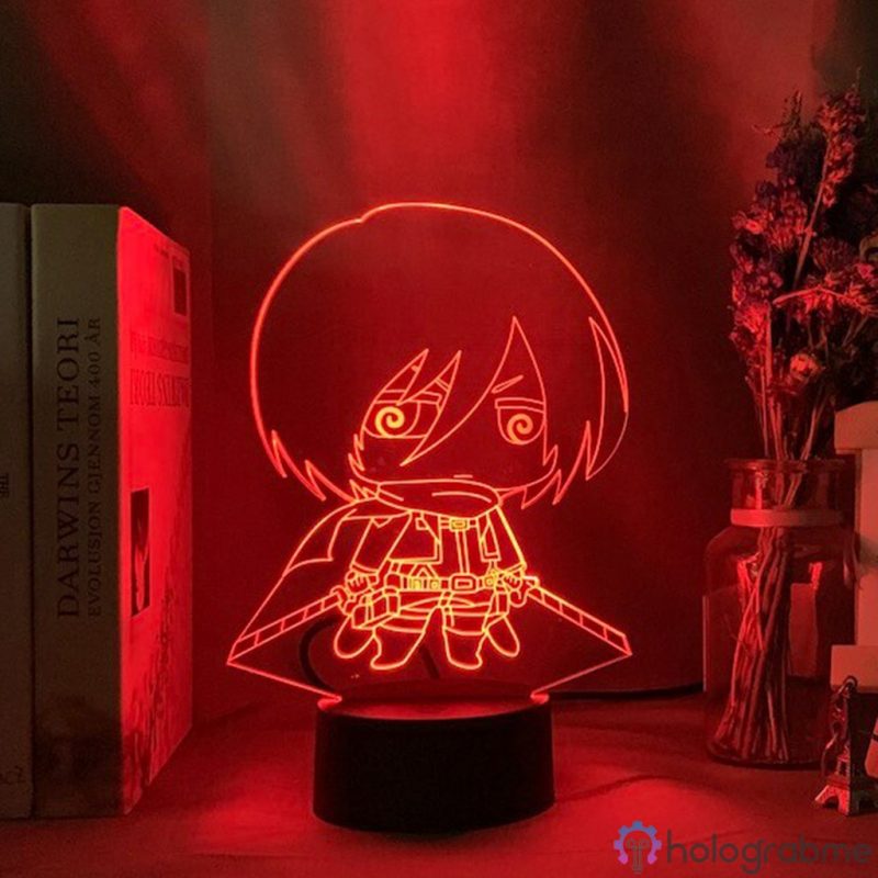 Lampe 3D Mikasa Ackerman 5