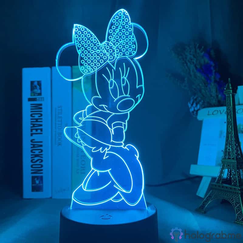 Lampe 3D Minnie Mouse 1