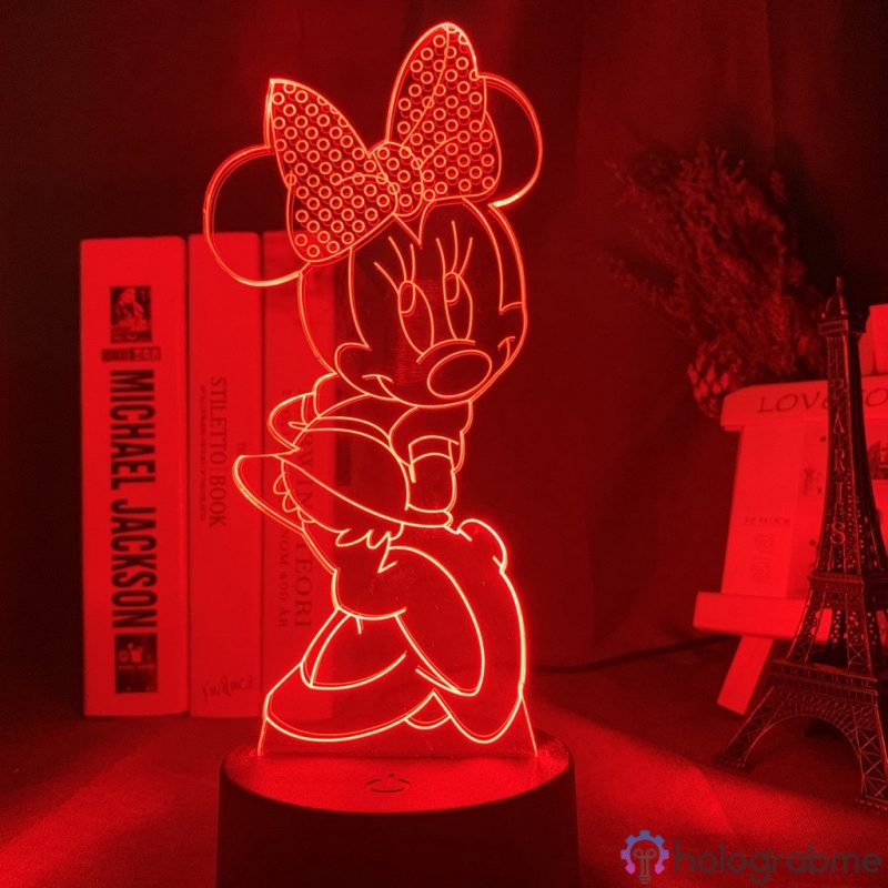 Lampe 3D Minnie Mouse 2