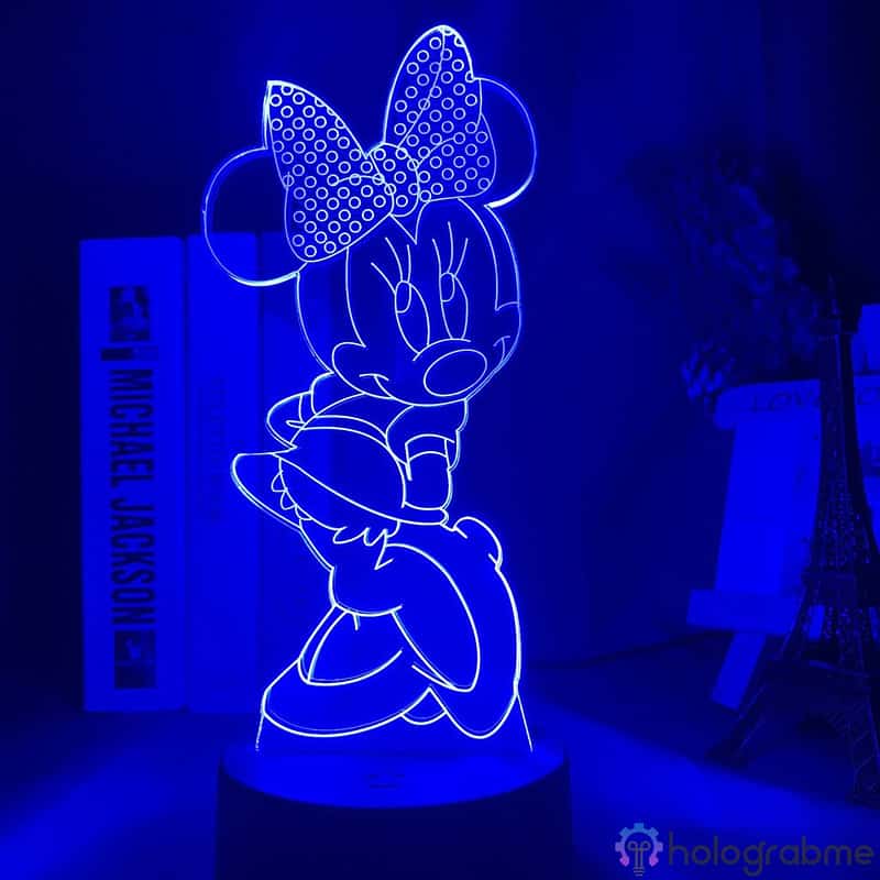 Lampe 3D Minnie Mouse 4