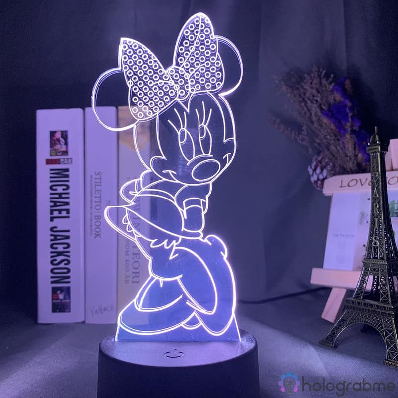 Lampe 3D Minnie Mouse 5
