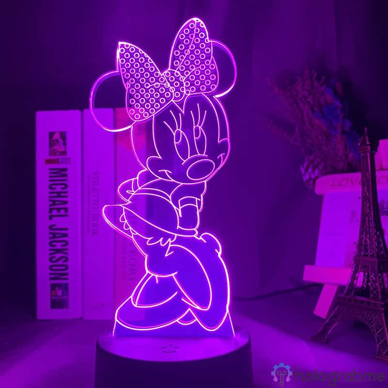 Lampe 3D Minnie Mouse 6