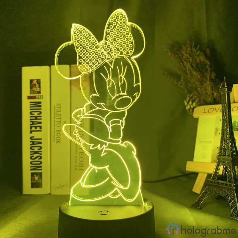 Lampe 3D Minnie Mouse 7