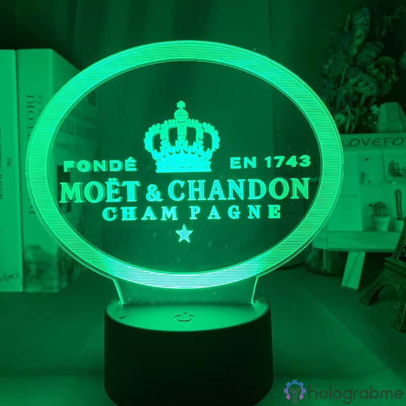 Lampe 3D Moet Chandon 2