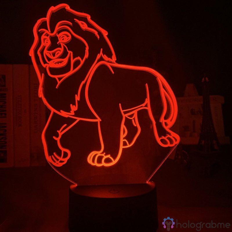 Lampe 3D Mufasa 1