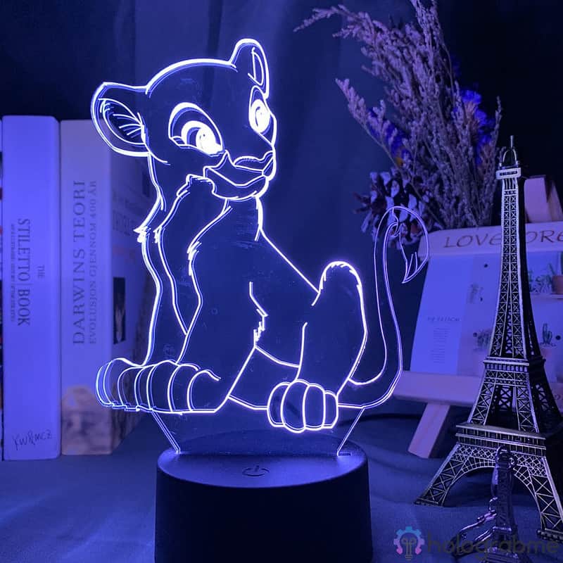 Lampe 3D Nala Roi Lion 5