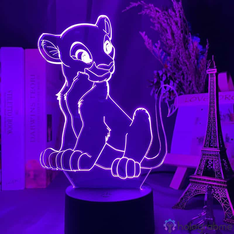Lampe 3D Nala Roi Lion 7