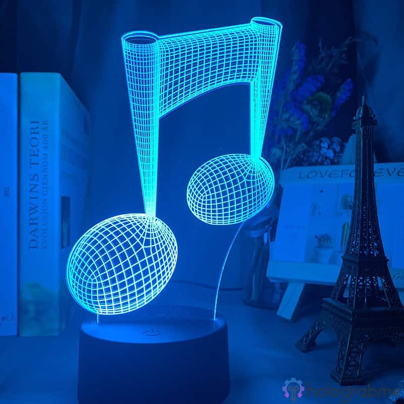 Lampe 3D Note de Musique 5