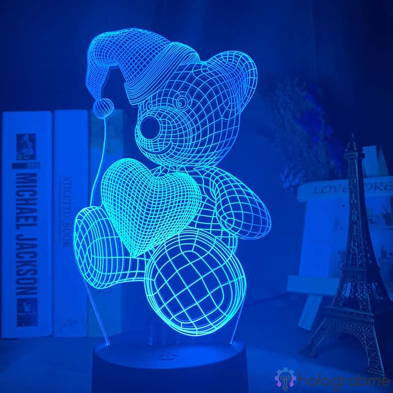 Lampe 3D Nounours Calin 7