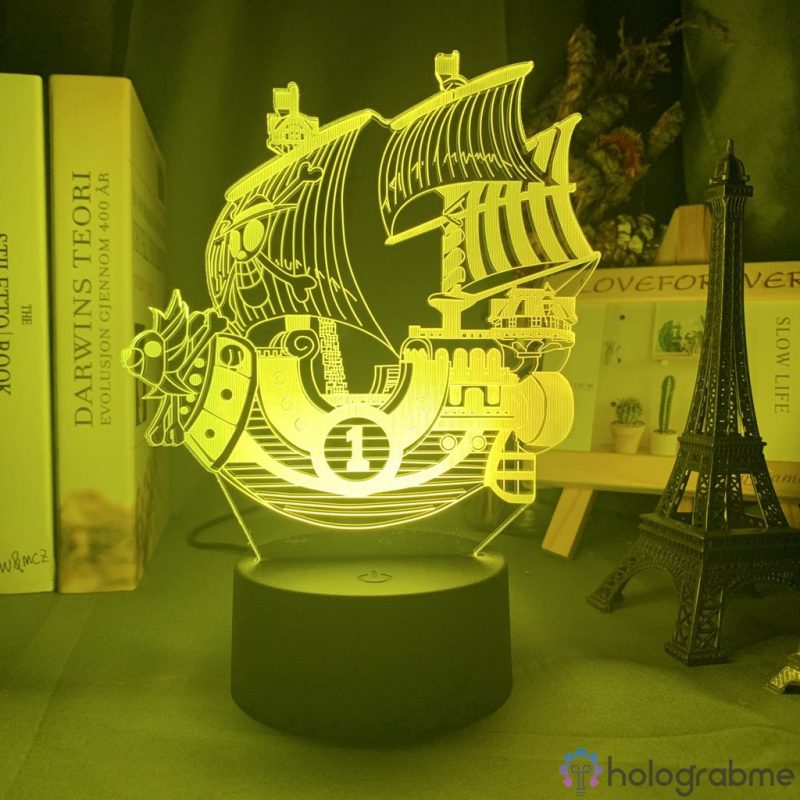 Lampe 3D One Piece Thousand Sunny 2