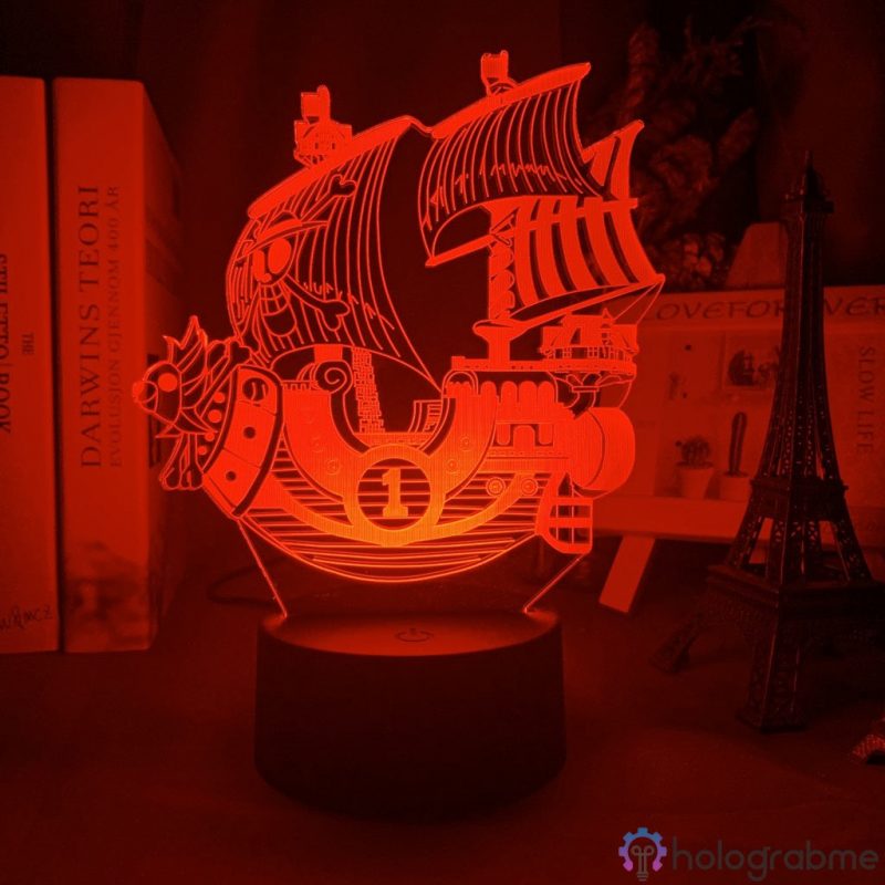 Lampe 3D One Piece Thousand Sunny 5