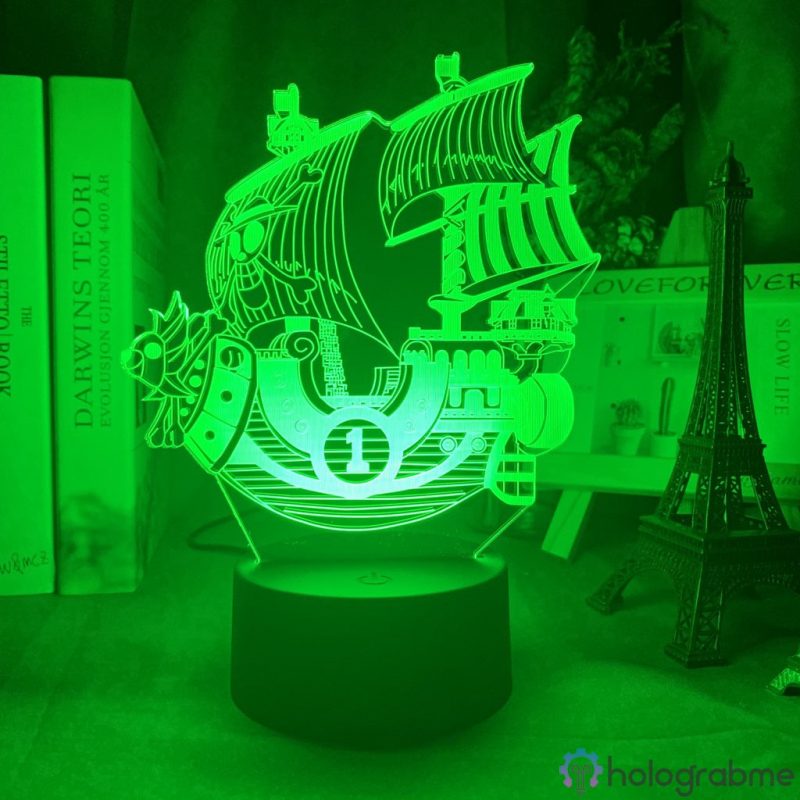 Lampe 3D One Piece Thousand Sunny 6