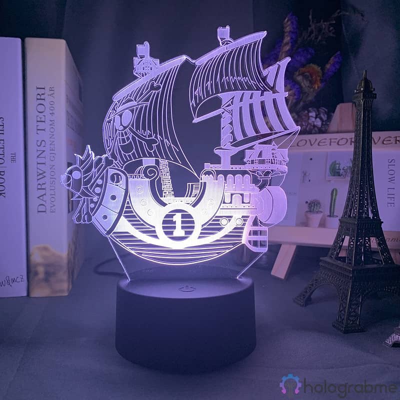 Lampe 3D One Piece Thousand Sunny 7