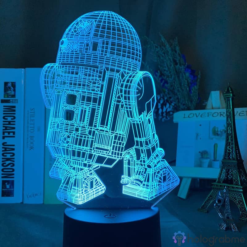 Lampe 3D R2 D2 2