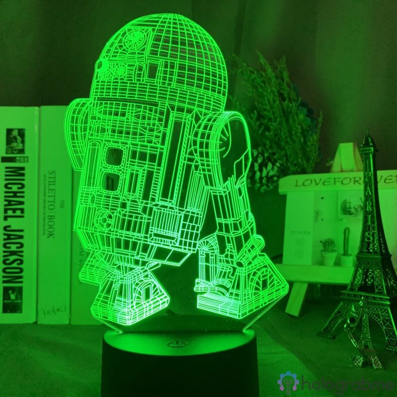 Lampe 3D R2 D2 4