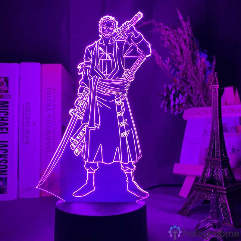 Lampe 3D Roronoa Zoro 7