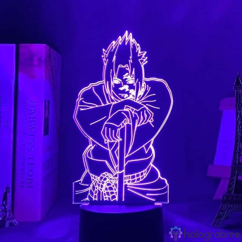 Lampe 3D Sasuke Sceau Maudit 7