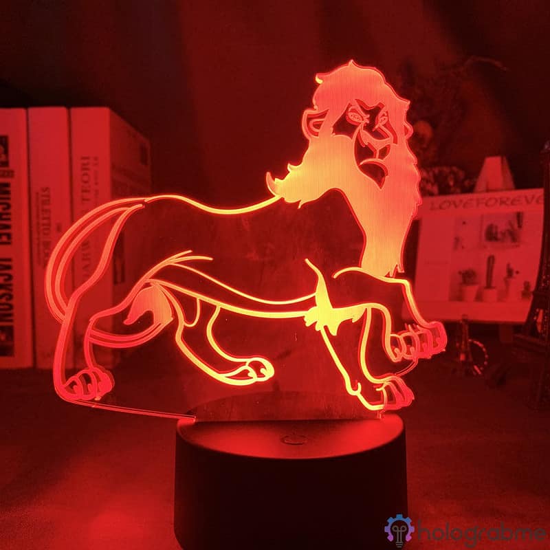 Lampe 3D Scar Roi Lion 1