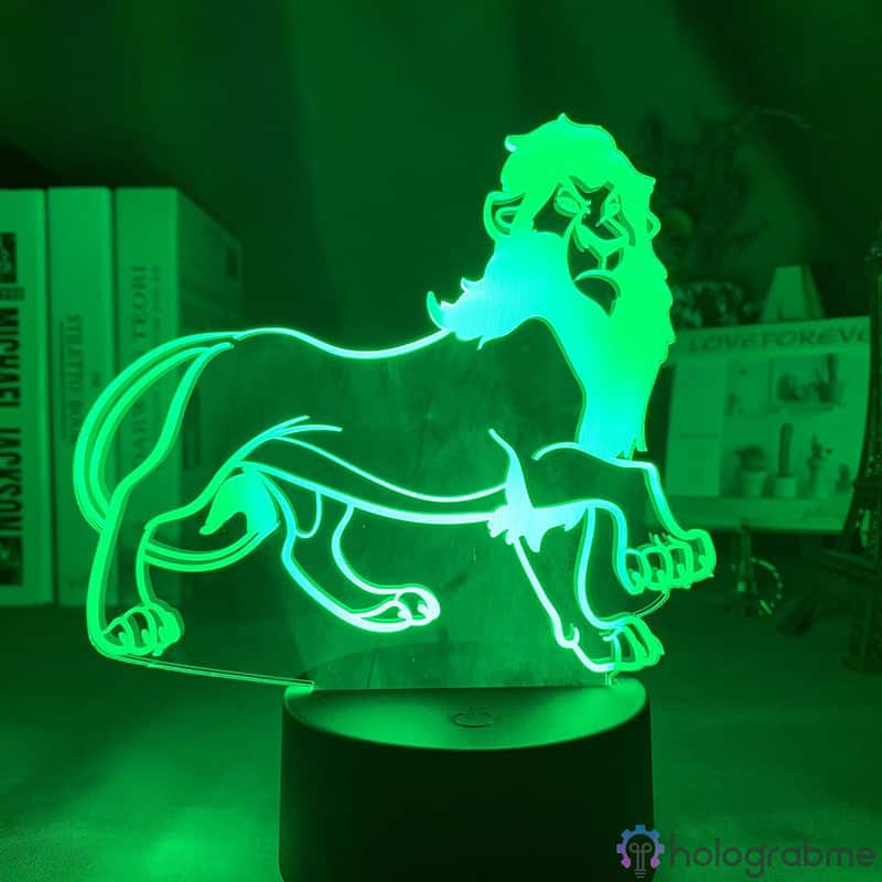Lampe 3D Scar Roi Lion 2