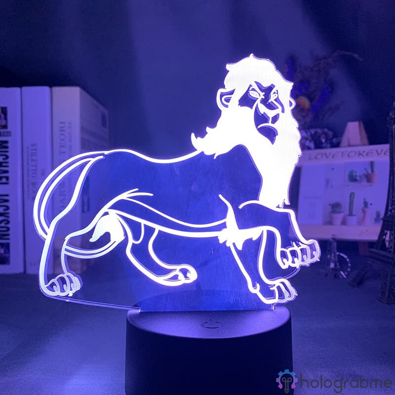 Lampe 3D Scar Roi Lion 4