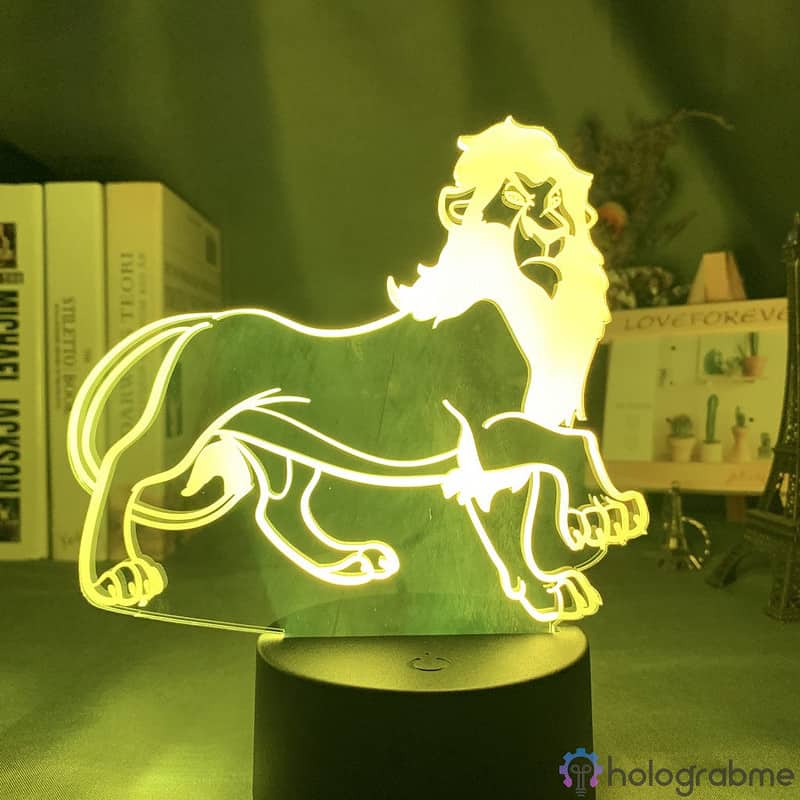 Lampe 3D Scar Roi Lion 5