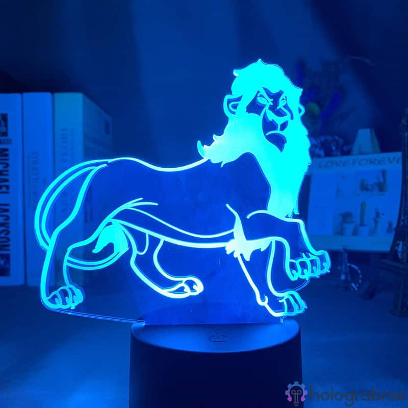 Lampe 3D Scar Roi Lion 6