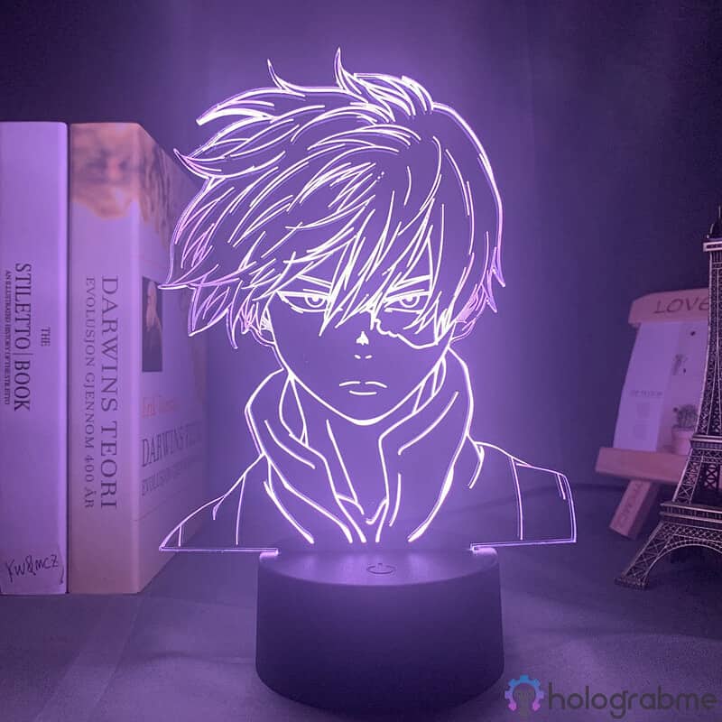 Lampe 3D Shoto Todoroki 4