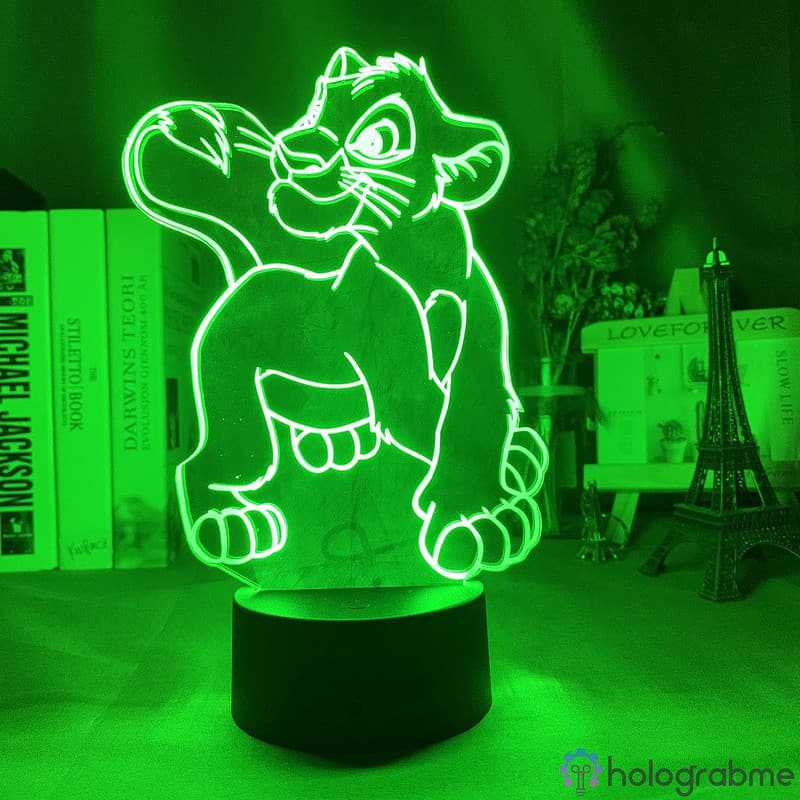 Lampe 3D Simba Disney 2