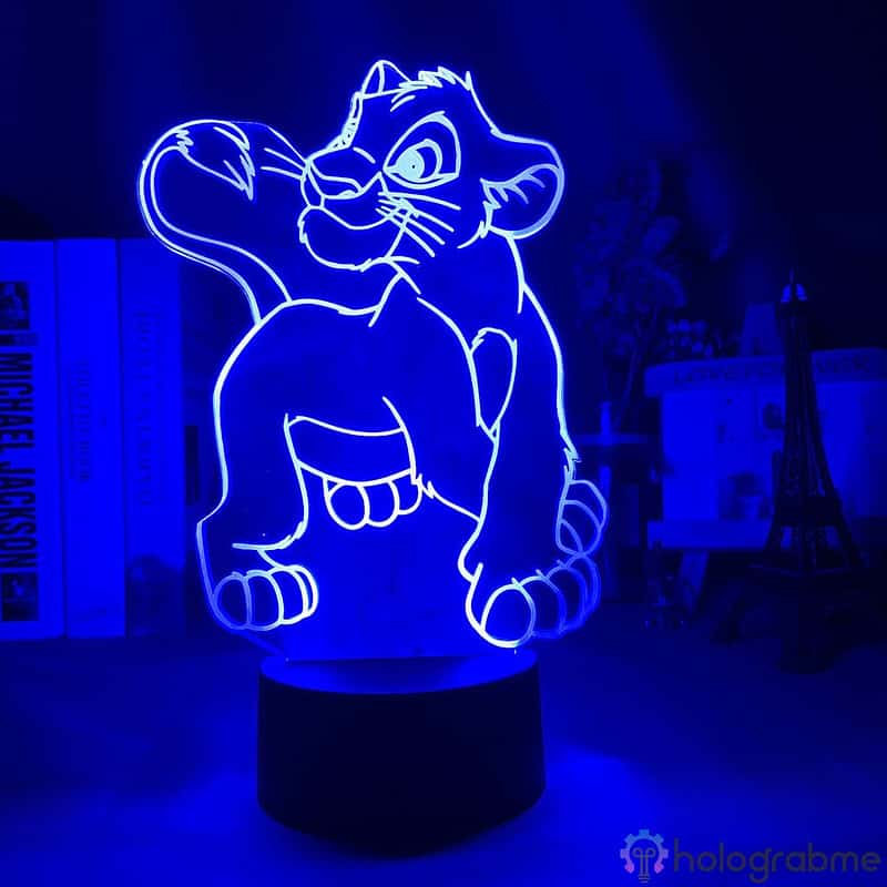 Lampe 3D Simba Disney 3