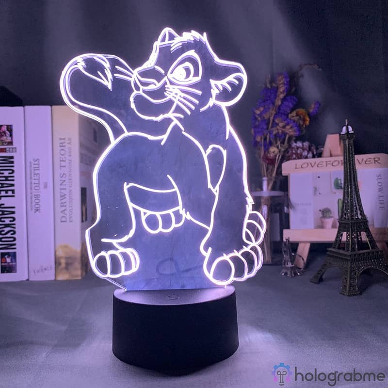 Lampe 3D Simba Disney 4