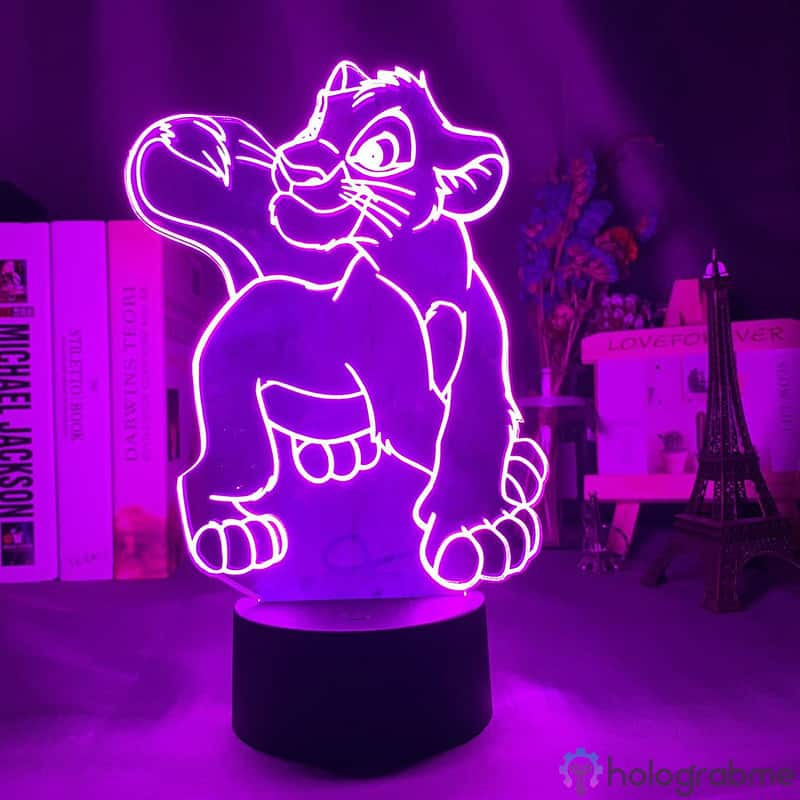 Lampe 3D Simba Disney 7