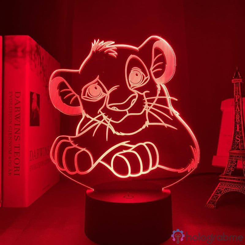 Lampe 3D Simba Roi Lion 1