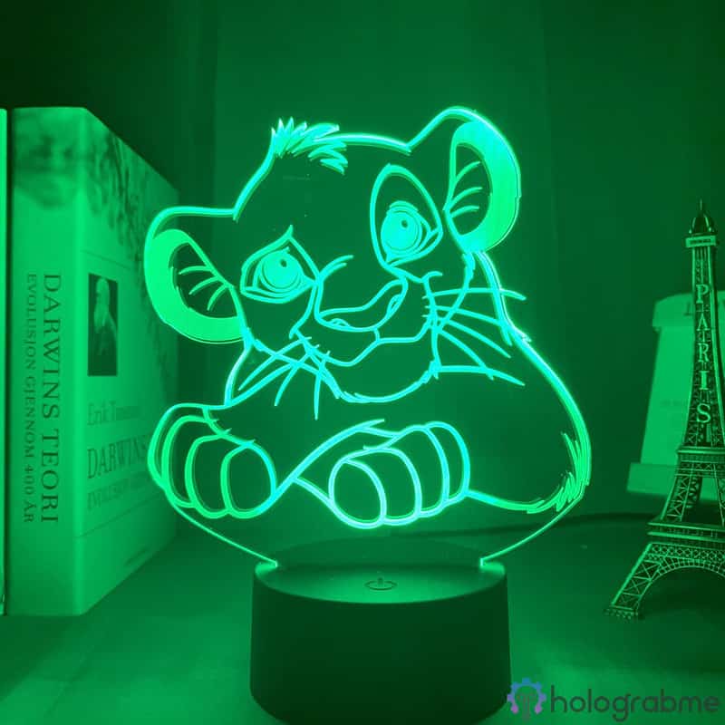 Lampe 3D Simba Roi Lion 2