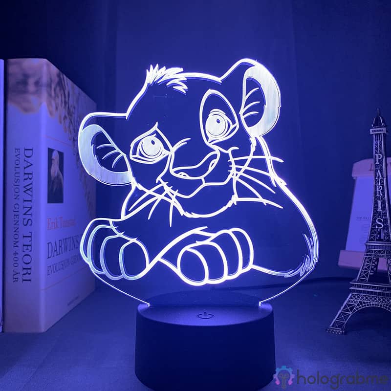 Lampe 3D Simba Roi Lion 4