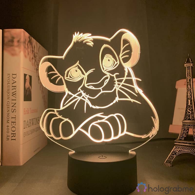 Lampe 3D Simba Roi Lion 5