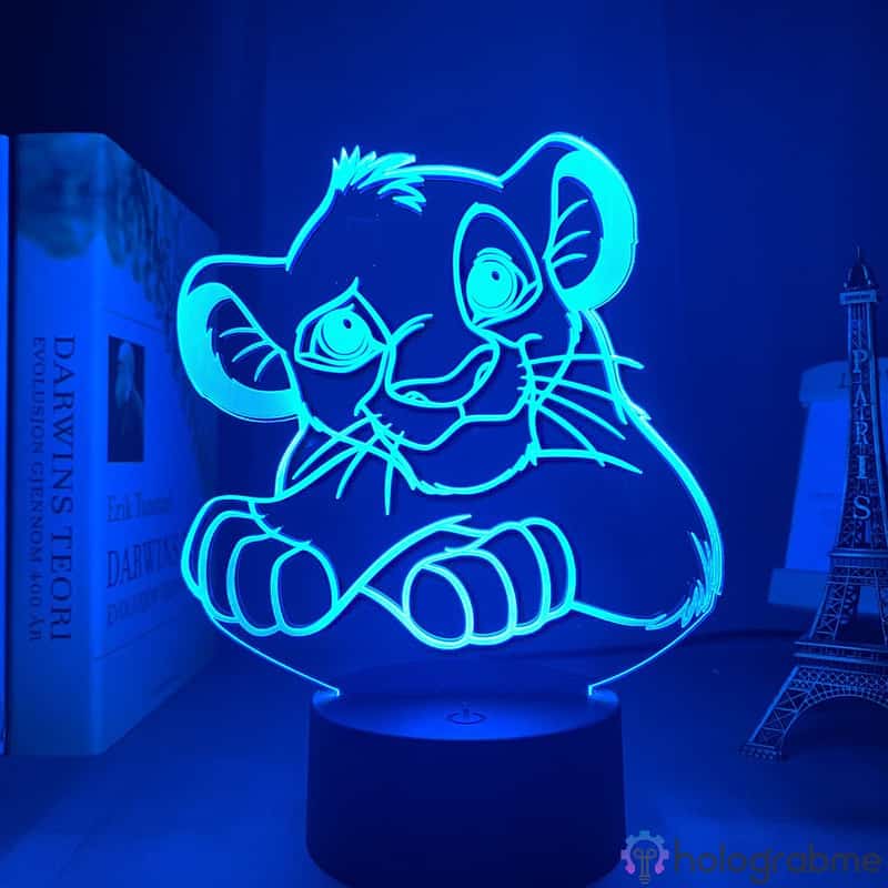 Lampe 3D Simba Roi Lion 6